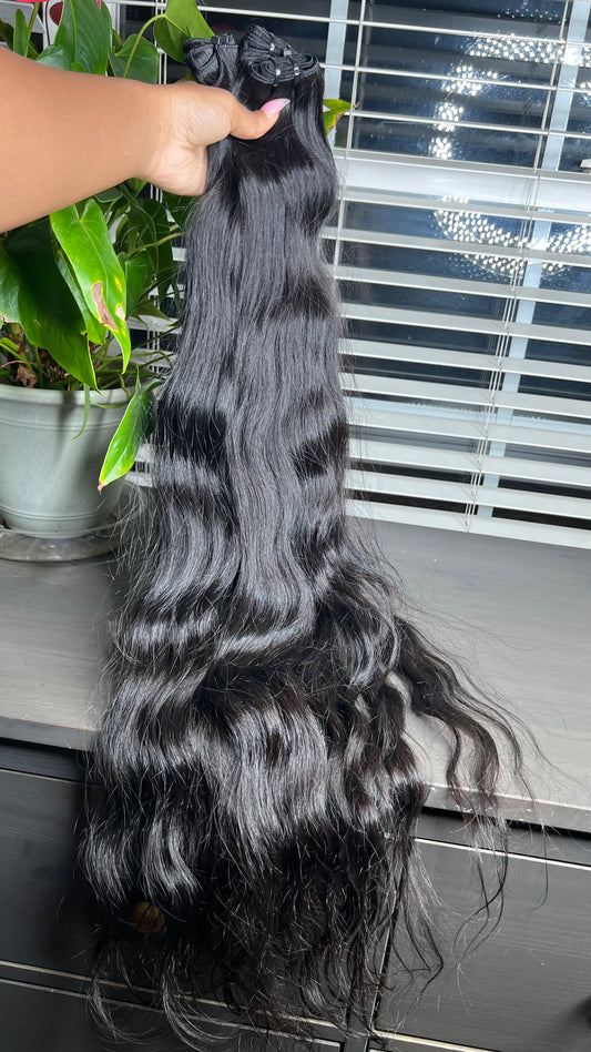 Raw Indian Collection Single Bundles  - Natural Asian Wavy